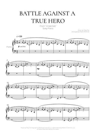 Undertale Variations (arr. Pedro Merendi)
