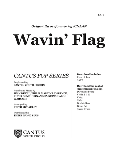 Wavin' Flag (main Version) (arr. Keith McCauley)