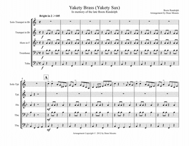 Yakety Sax (arr. Dean Mounts)