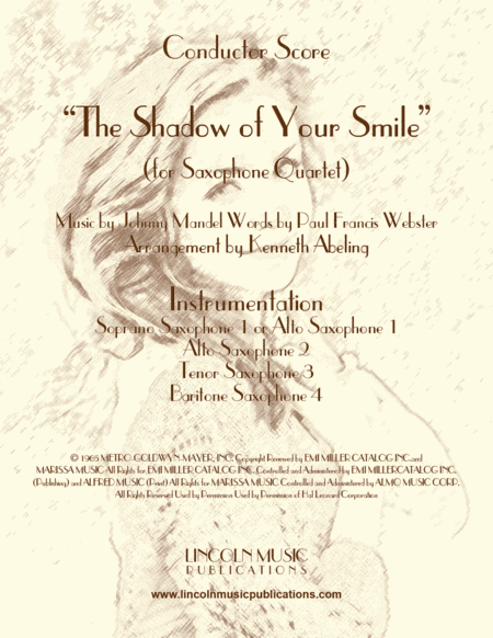 The Shadow Of Your Smile (arr. Kenneth Abeling)