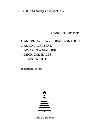 Christmas Songs Collection - Piano + Trumpet (arr. Guima's Editions)