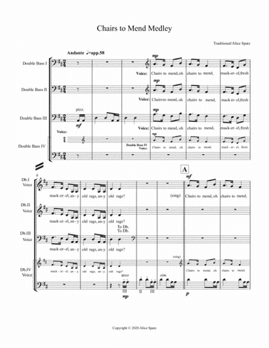 Chairs to Mend Medley (arr. Sparrow Press)