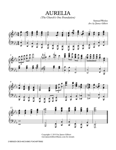 AURELIA (The Church's One Foundation) (arr. James Gilbert)