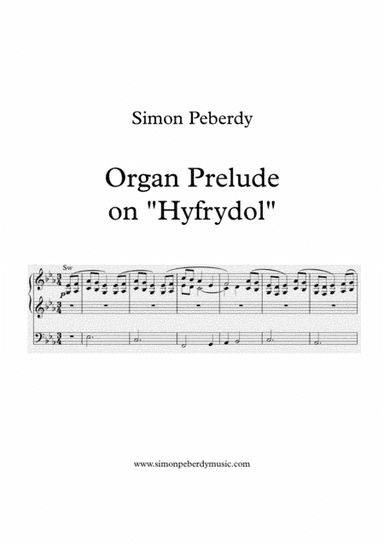 Organ Chorale Prelude on Hyfrydol (Alleluia, sing to Jesus), by Simon Peberdy (original melody by RH (arr. Simon Peberdy)