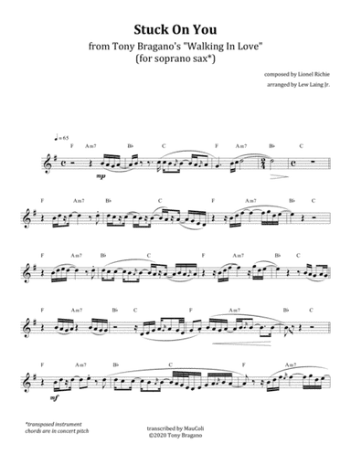 Stuck On You (arr. Tony Bragano)