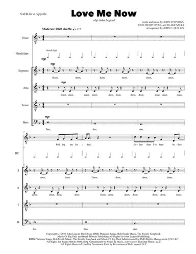 Love Me Now (arr. John C. Quillin)