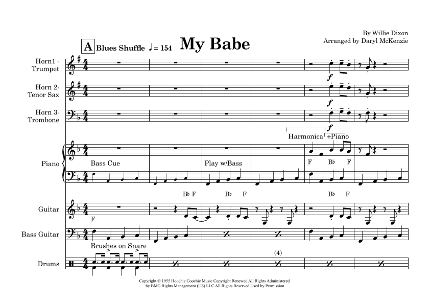 My Babe (arr. Daryl McKenzie)
