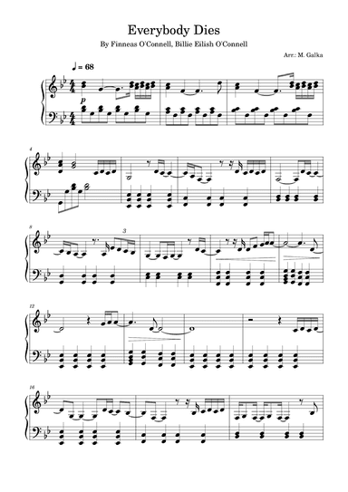Everybody Dies (arr. M. Galka)