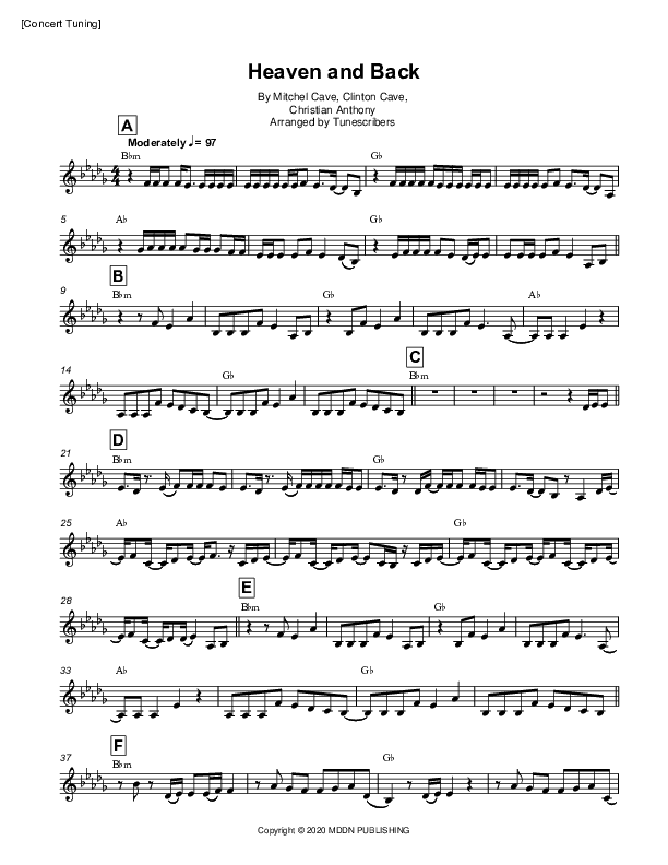 Heaven and Back (arr. Tunescribers)