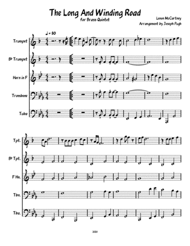 The Long And Winding Road (arr. Joseph Pugh)