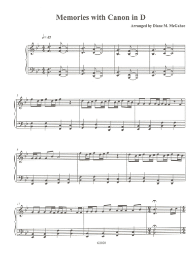 Memories (arr. Diane M. McGahee)