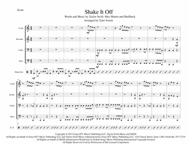 Shake It Off (arr. Tyler Swick)