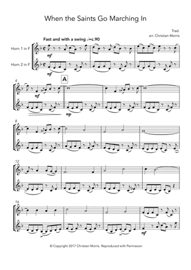 When The Saints Go Marching In (Fantasy) (arr. Hoopla Sheet Music)