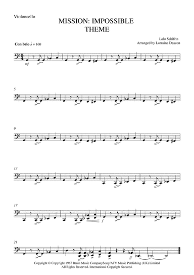 Mission: Impossible Theme (mission Accomplished) (arr. Lorraine Deacon)