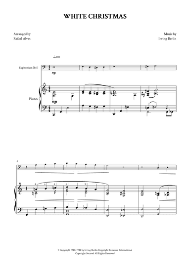 White Christmas (arr. Rafael Alves)