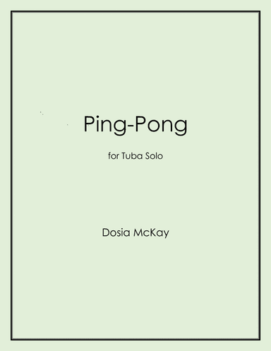 Ping-Pong for Tuba Solo