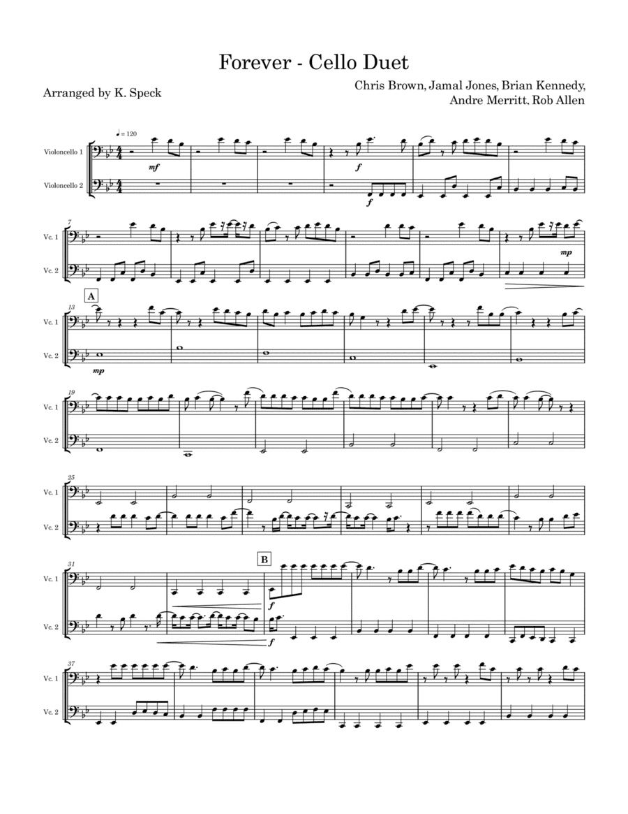Forever (arr. K. Speck)