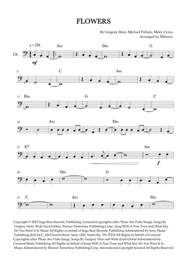 Flowers (arr. Milanov)
