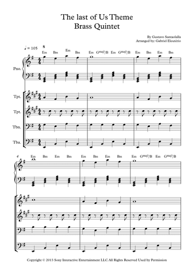 The Last Of Us (arr. Gabriel Eleutério)