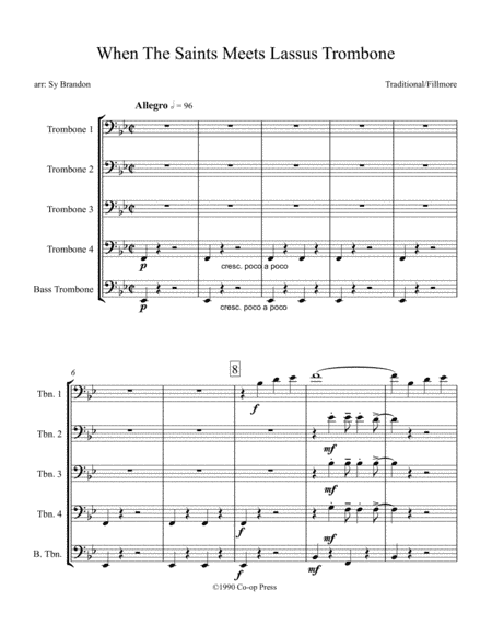 When The Saints Meet Lassus Trombone (arr. Sy Brandon)