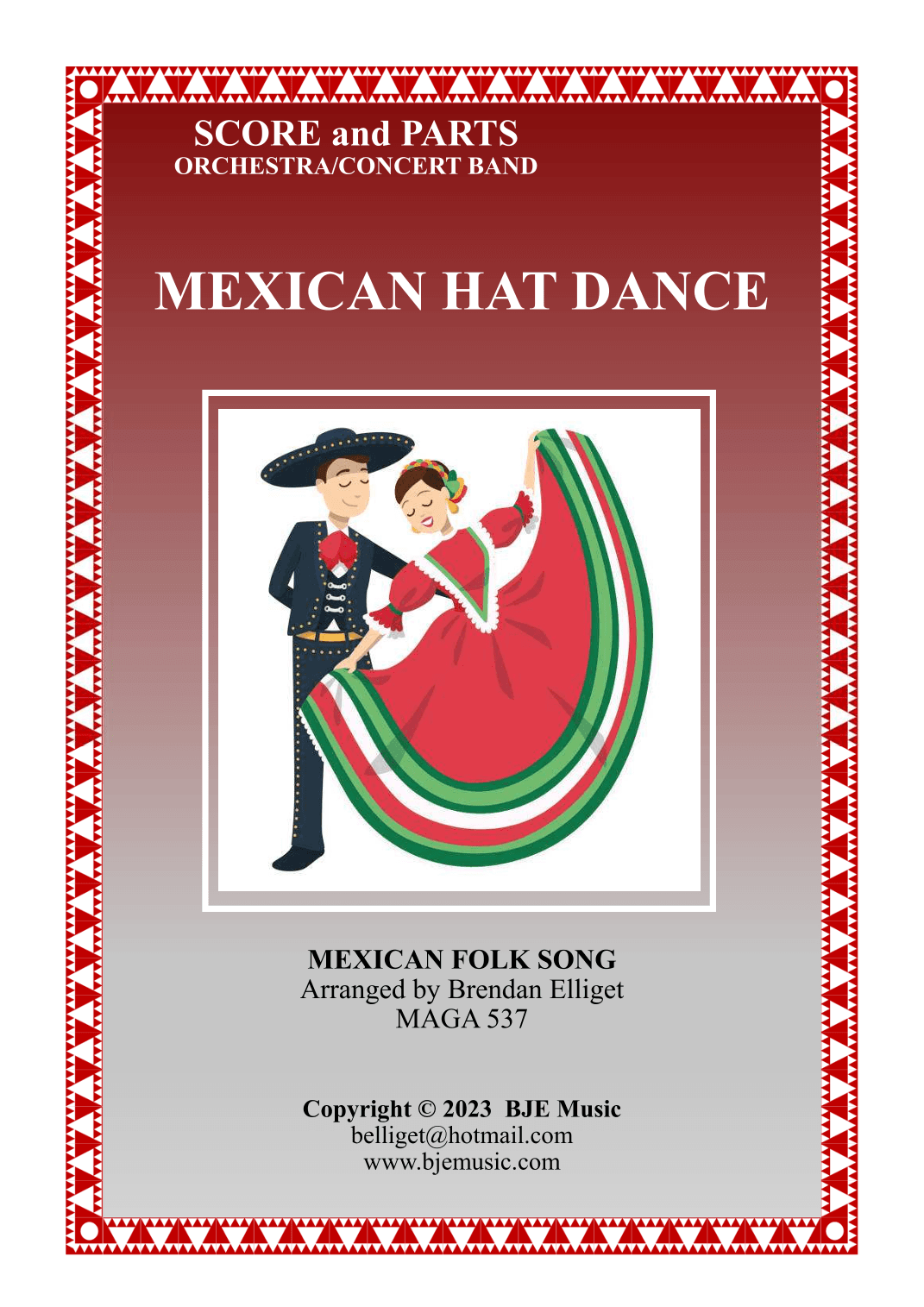Mexican Hat Dance - Orchestra/Concert Band (arr. Brendan James Elliget)