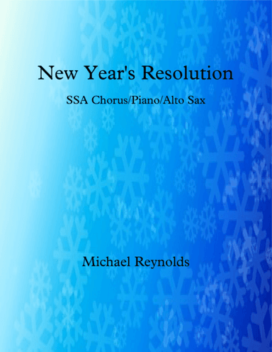 New Year's Resolution