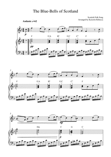 The Blue-Bells of Scotland (arr. Kaiserin Rebecca)