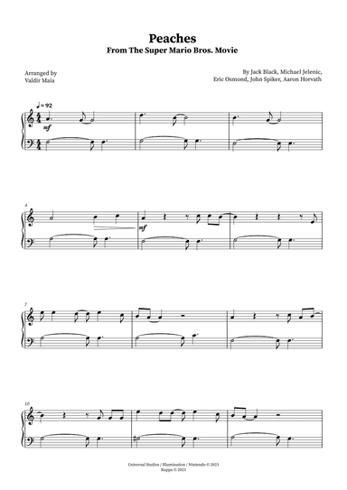 Peaches (arr. Valdir Maia)