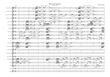 The Ride of the Valkyries. Wagner (arr. Phil Lawrence)