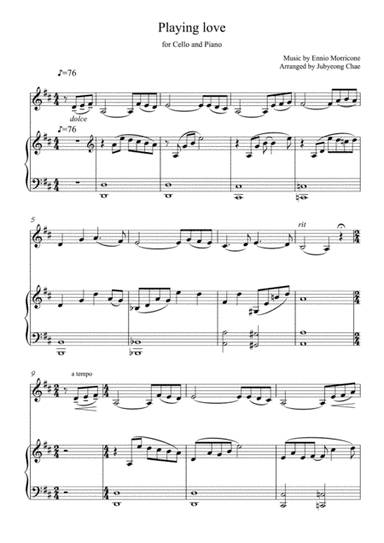 Playing Love (arr. Ju Byeong Chae)