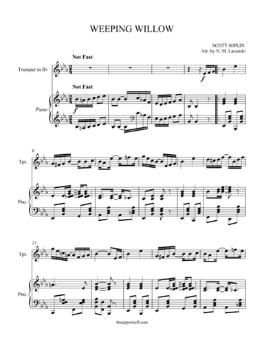 Weeping Willow (arr. Nick Lacanski)