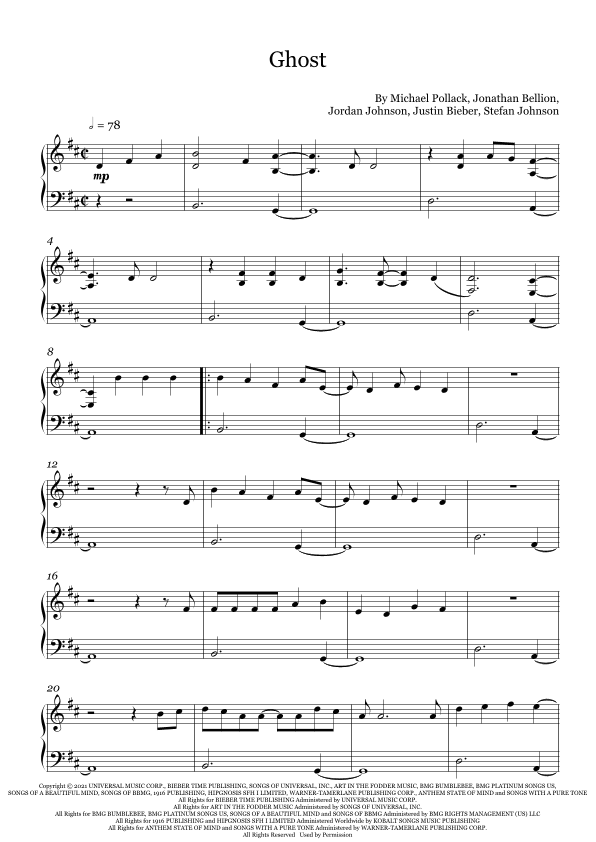 Ghost (arr. Fernanda Moura)