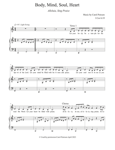 Body, Mind, Soul, Heart (Alleluia, Sing Praises)