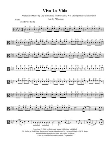 Viva La Vida (arr. John Kim)