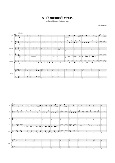 A Thousand Years (arr. Langanho)