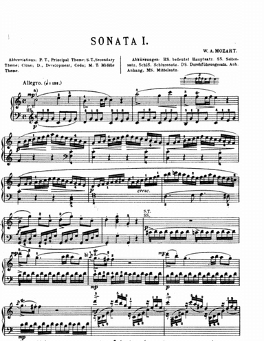 Mozart - Piano Sonata in C major K 545 (arr. Wesley Mekilis)