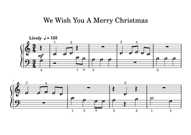 We Wish You A Merry Christmas (arr. Lauren Grout)