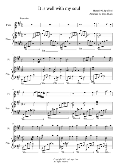 It is well with my soul (arr. Lloyd T. Lam)