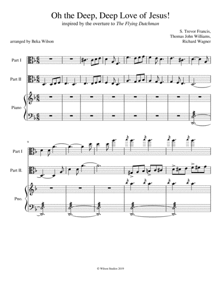 Oh the Deep, Deep Love of Jesus--viola duet (arr. Beka Wilson)