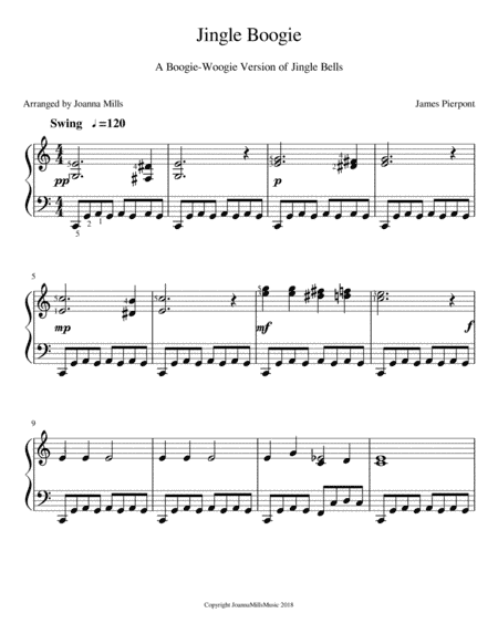 Jingle Boogie (A Boogie-Woogie Jingle Bells) (arr. Joanna Mills)