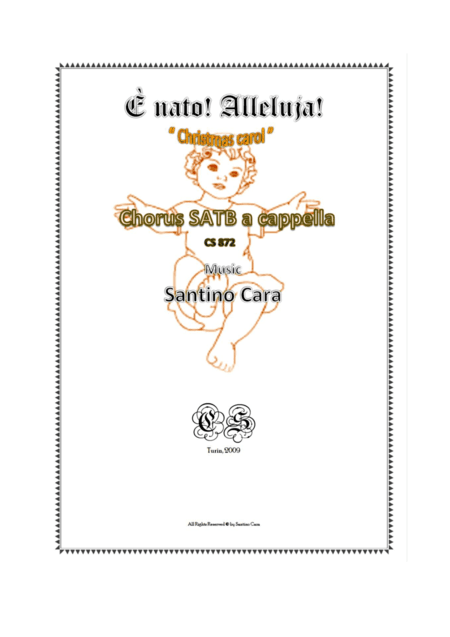 E' nato! Alleluja! - Christmas carol for SATB a cappella