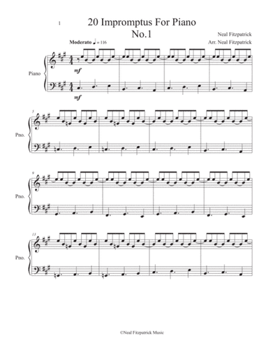 Impromptu No.1 For Piano