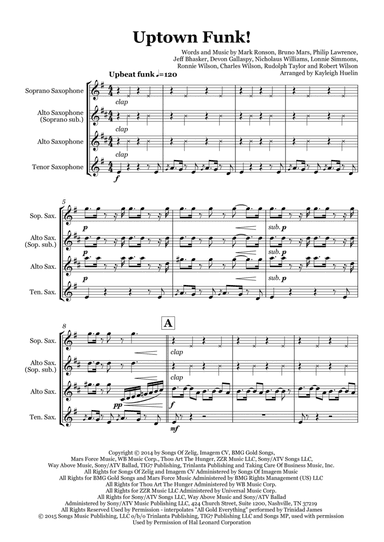 Uptown Funk (arr. Kayleigh Huelin)