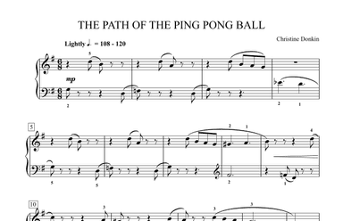 The Path of the Ping Pong Ball