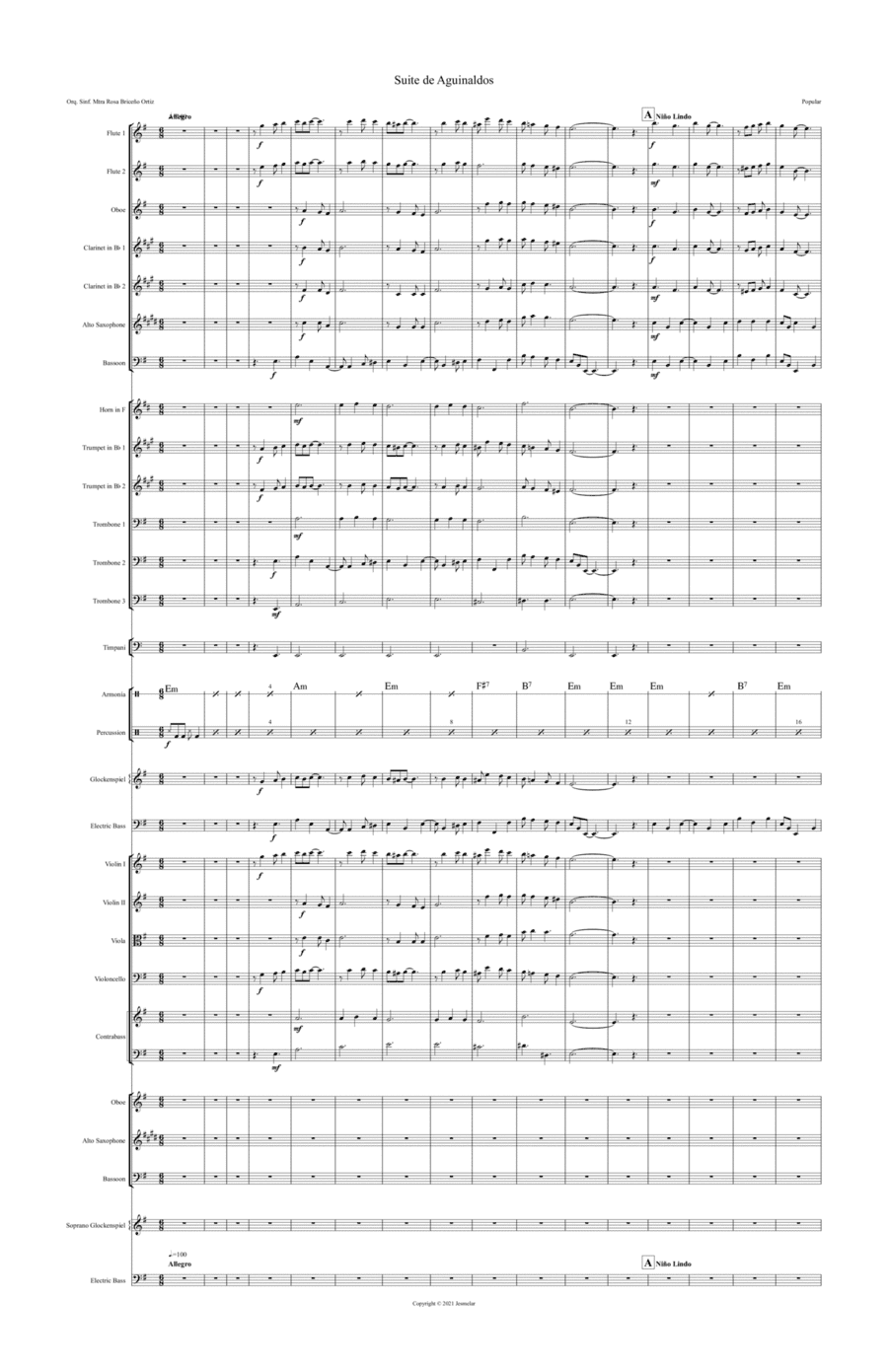 Suite de Aguinaldos (arr. Jesús Meléndez)