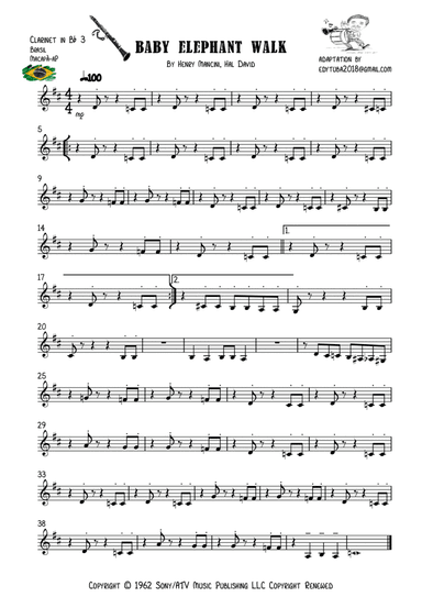 Baby Elephant Walk (arr. EDYCARLOS TAVARES)