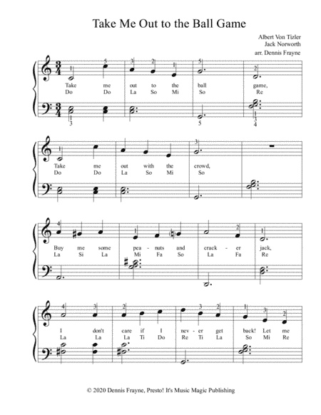 Take Me Out to the Ball Game (arr. Dennis Frayne)