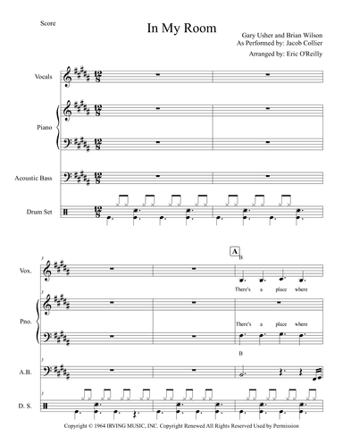 In My Room (arr. Eric O'Reilly)