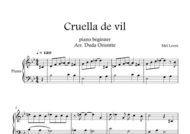 Cruella De Vil (arr. Duda Oriontte)