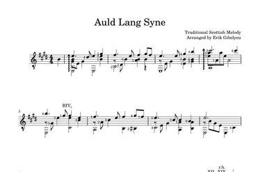 Auld Lang Syne (arr. Erik Gibelyou)